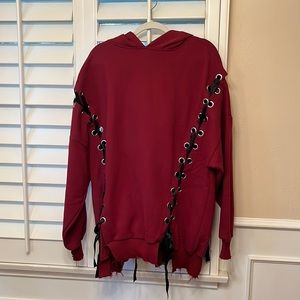 Dollskill Red Hoodie Dress